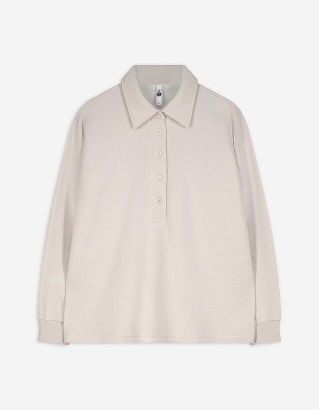 Pullover - Misto cotone - beige