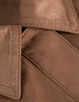 švarkas -marškiniai - Dirbtinė zomša - rudas