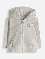 Sweatvest - Wafelstructuur - lichtgroen