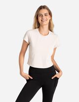 Rövid felső - Puha tapintású - bézs