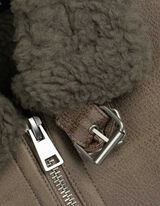 Bikerjack - Rond kraagje - lichtbruin