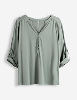 Bl&uacute;z - Henley kiv&aacute;g&aacute;s - t&uuml;rkiz