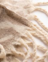 Schal - Leopardenmuster - Beige