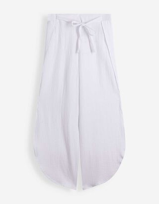 Culotte - Musselin - Wei&szlig;