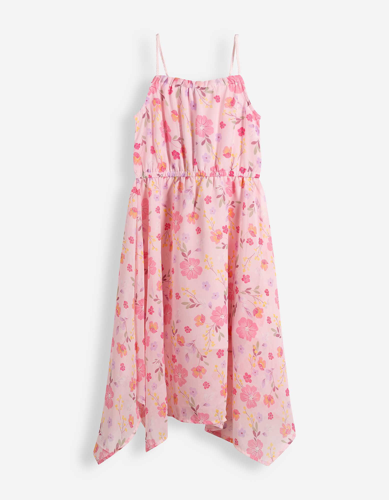 Kleid - Chiffon - Rosa