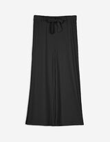 Pantaloni culotte - A costine - nero