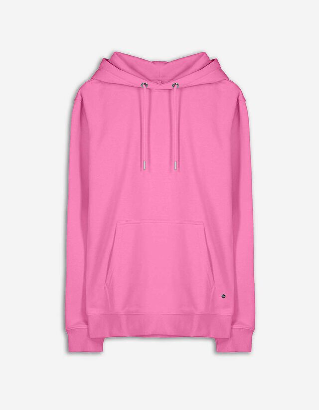 Kapucnis felső - Kenguruzseb - pink