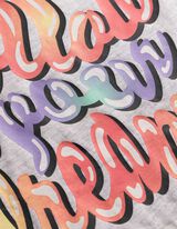 T-Shirt - Frontprint - hellgrau