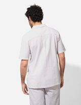 Chemise - Seersucker - Gris clair