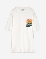 T-shirt - Stampa sul retro - bianco