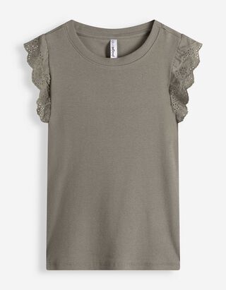 Top - Volants - Gr&uuml;n