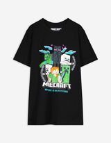 T-shirt - Minecraft - zwart