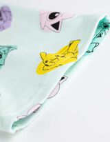 T-s&auml;rgi ja l&uuml;hikeste p&uuml;kste komplekt - Pok&eacute;mon - valge