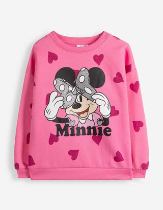 Mikina - Minnie Mouse - Světle růžov&aacute;
