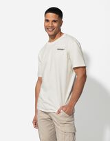 T-Shirt - Rückenprint - weiß