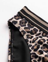 Set van bikinitop en bikinibroekje - Luipaardprint - beige