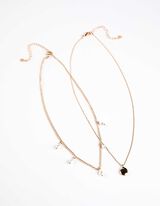 Collana - Confezione doppia - oro