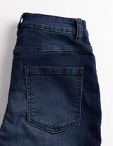 Jeans - High Waist - dunkelblau