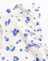 Kleid - Allover-Muster - wei&szlig;
