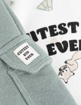 Súprava mikiny a nohavíc - Celoplošná potlač - biely