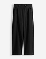 Pantaloni culotte - Tessuto - nero
