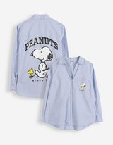 Bluse - Snoopy - hellblau