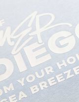 Sweatshirt - Oversized Fit - hellblau