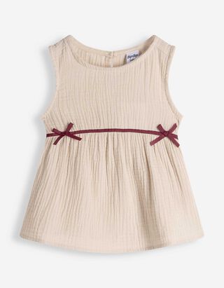 chemisier - Mousseline - beige