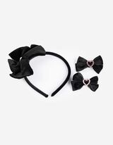 Haarschmuck - 3er-Pack - schwarz