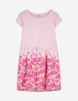 Robe - Imprimé - Rose