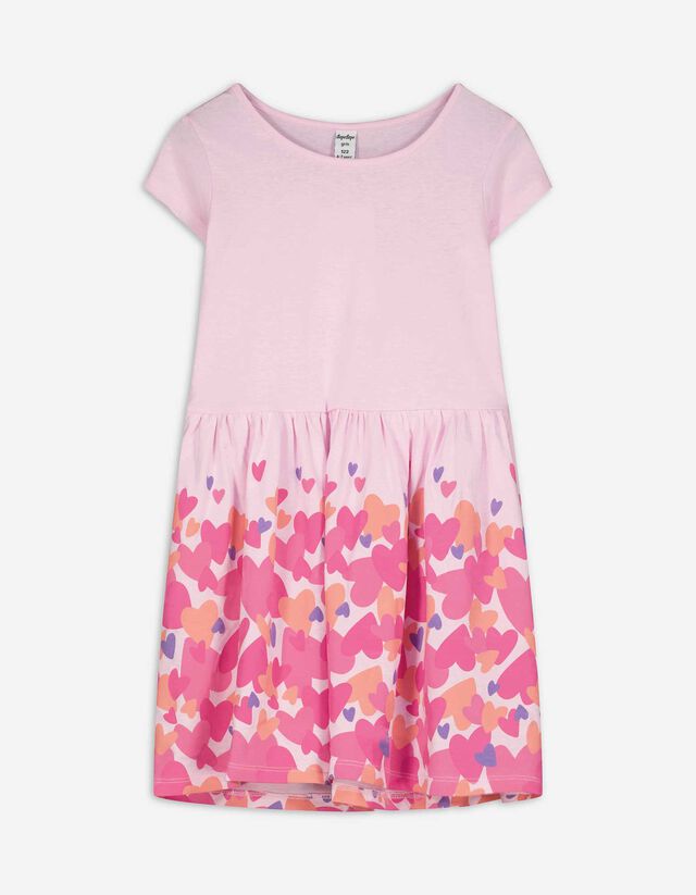 Robe - Imprimé - Rose