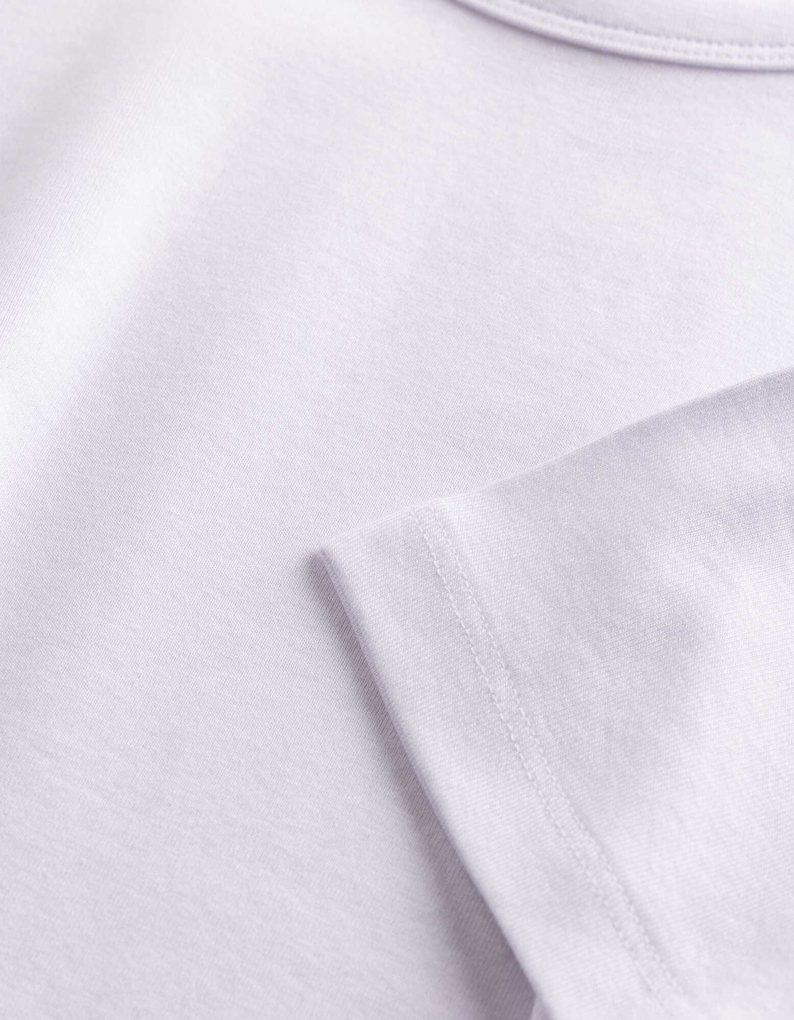 T-Shirt - Modal-Anteil - Wei&szlig;