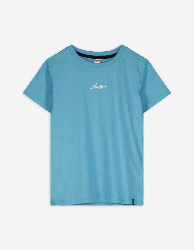T-shirt - Print - lichtblauw