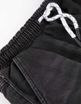 Cargohose - Denim - schwarz