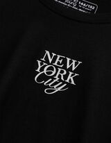 T-Shirt - Schriftzug - Schwarz
