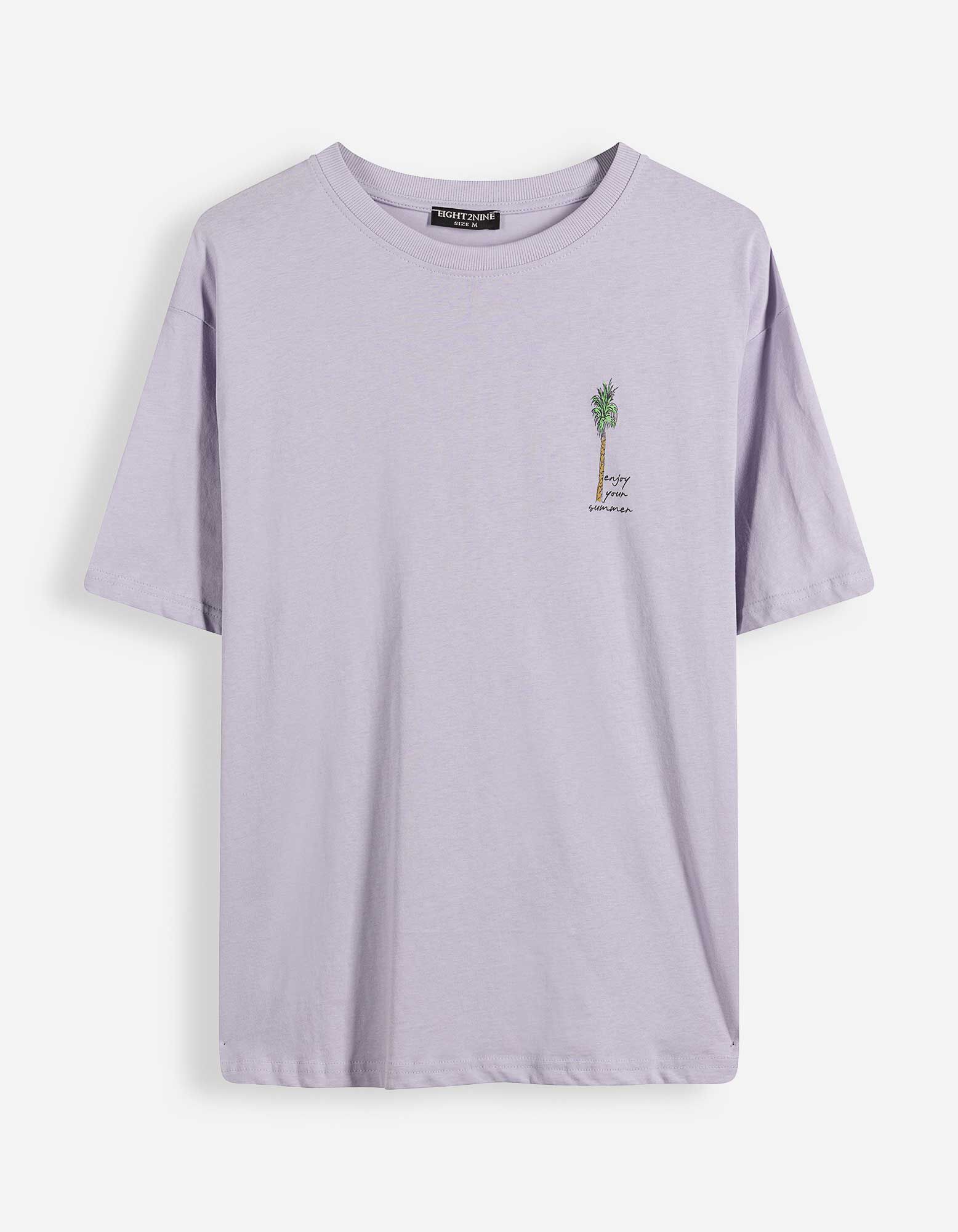 Tričko - Potisk na zadn&iacute; straně - Světle modr&aacute;