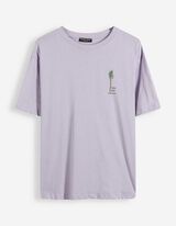 Tričko - Potisk na zadn&iacute; straně - Světle modr&aacute;