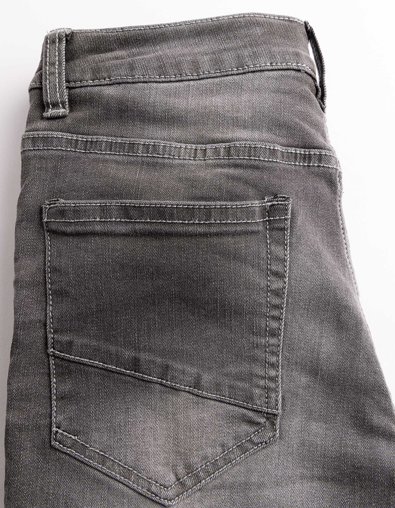 Short en jean - denim gris - Gris