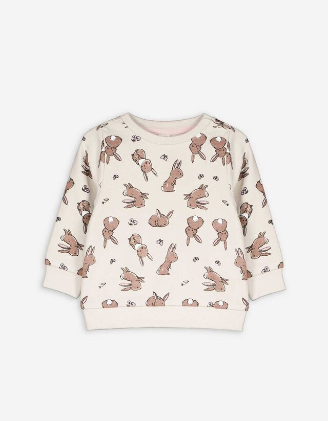 bluza - nadruk na całej powierzchni - bez