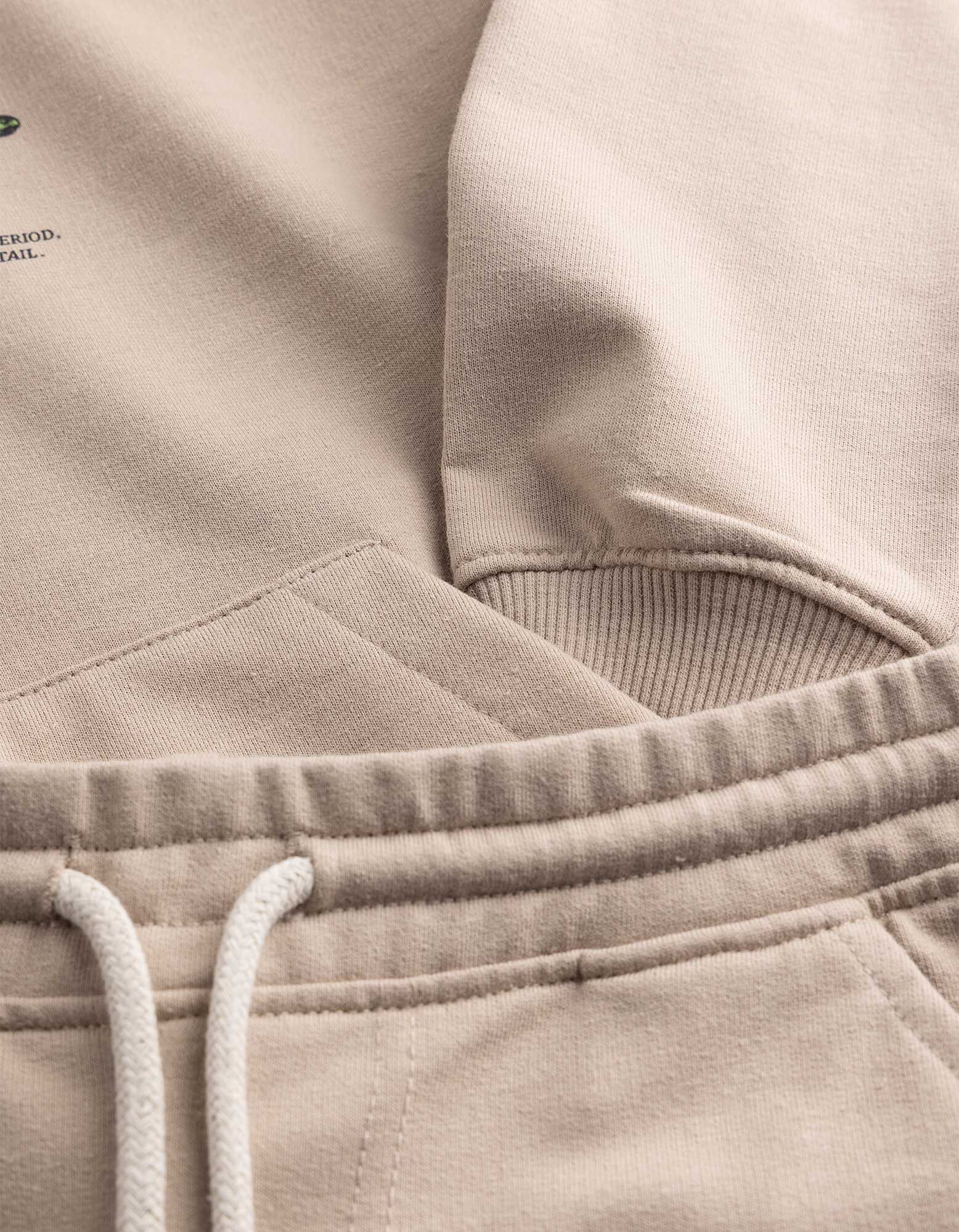Set aus Sweatshirt und Shorts - Sweat - Beige