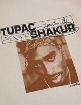 T-shirt - 2Pac - beige