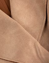 Gilet - Imitazione di camoscio - marrone