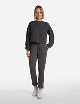 bluza - troczek na dole - szary