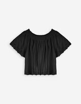 Blusenshirt - Carmen-Ausschnitt