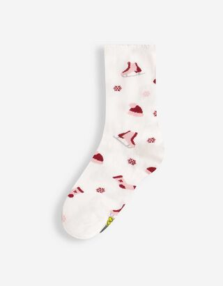 Sokken - patroon - Off-White