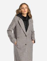 Kabát - Levehető kapucni - bézs