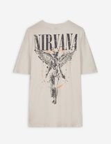 Tričko - Nirvana - bezova