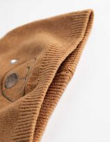 Căciulă - Broderie - Maro deschis