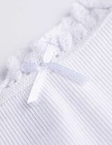 Majica bez rukava - Fina rebrasta tkanina - bijela