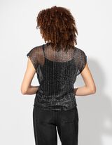 Majica - Lurex - srebrna